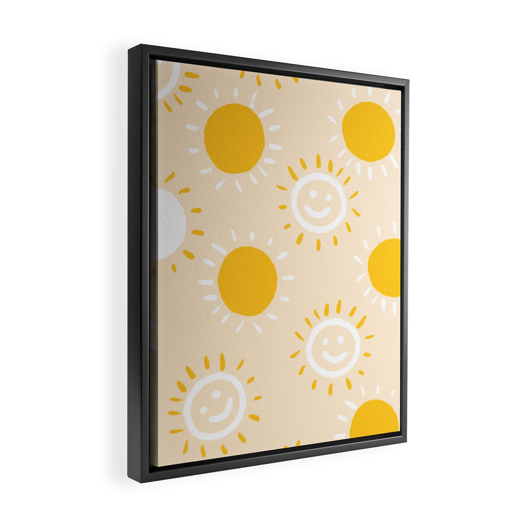happy sunshine Framed Canvas Print Gallery Image 2