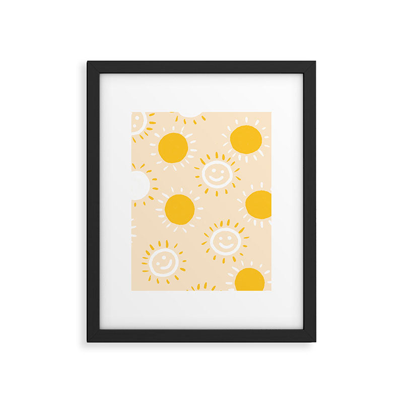 happy sunshine Framed Art Print Gallery Image 6