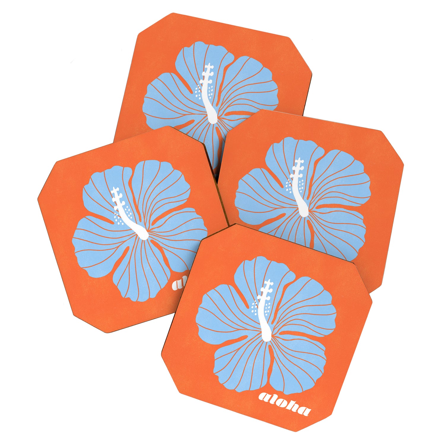 hibiscus aloha Coaster Gallery Image 1