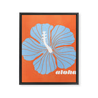 hibiscus aloha Framed Canvas Print Gallery Image 8