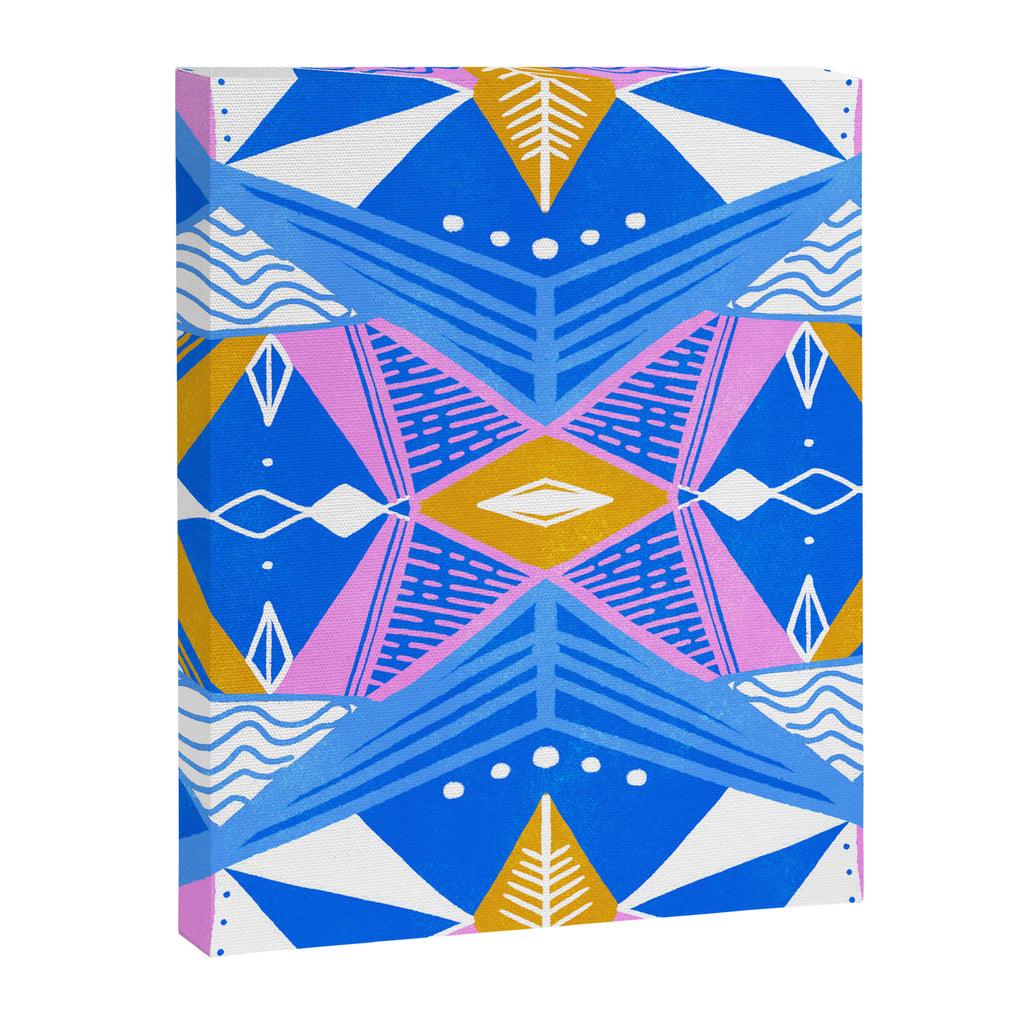 imogene, blue Canvas Print Gallery Image 8