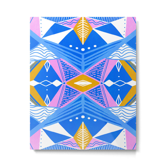 imogene, blue Metal Print Gallery Image 1