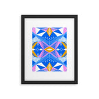 imogene, blue Framed Art Print Gallery Image 6