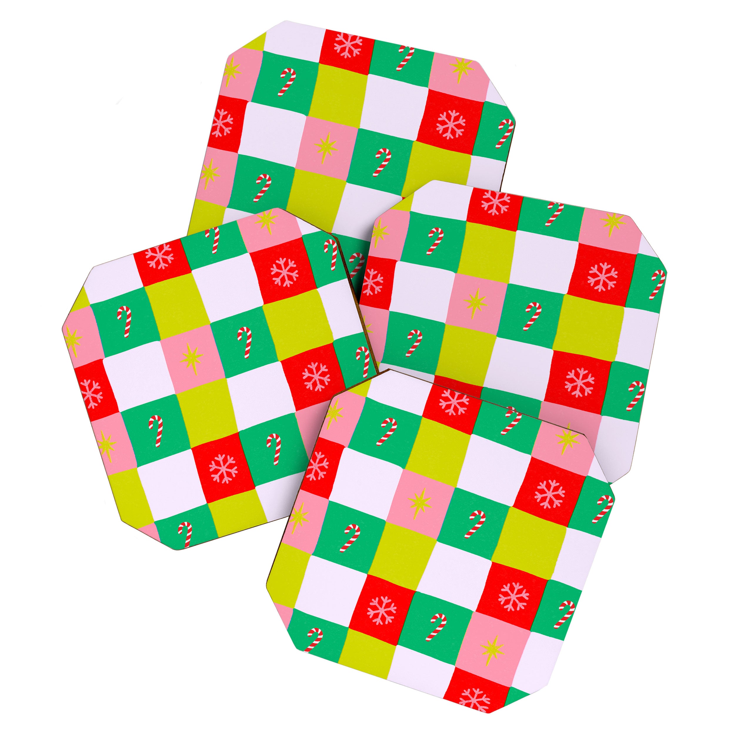 Jolly Checkerboard Coaster Gallery Image 1
