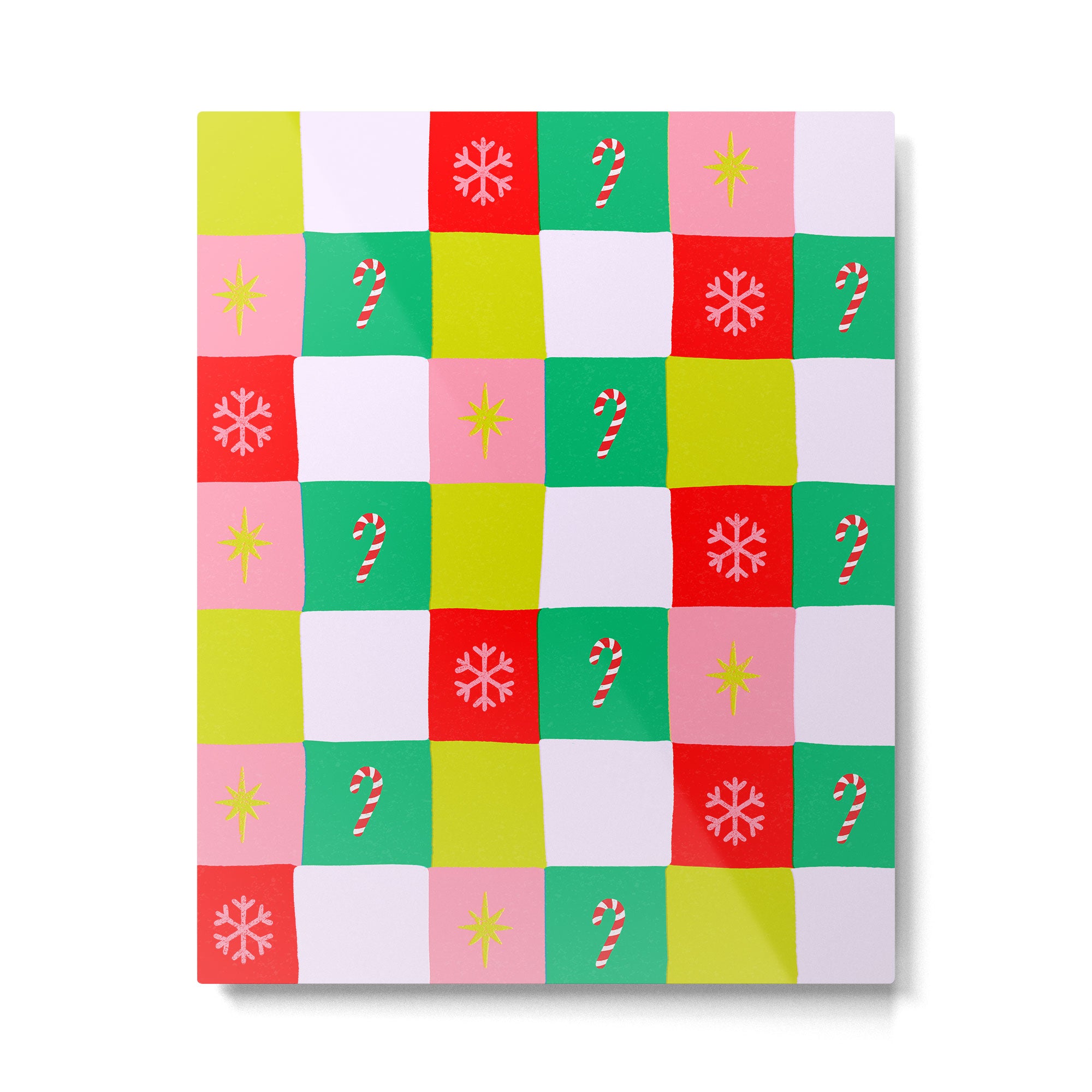 Jolly Checkerboard Metal Print Gallery Image 6