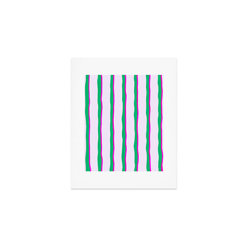 Jolly Stripes Art Print Gallery Image 1