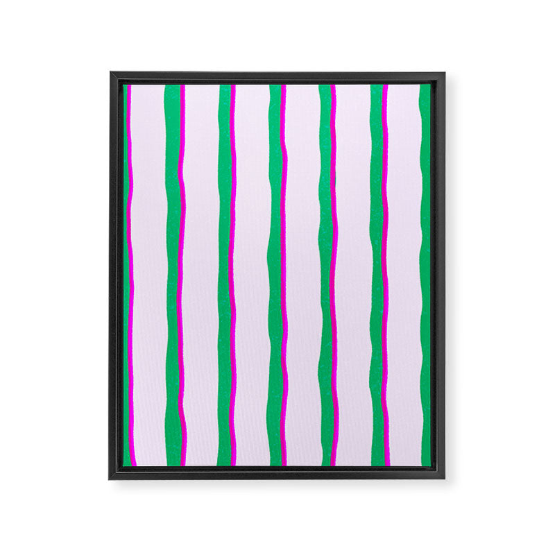Jolly Stripes Framed Canvas Print Gallery Image 8