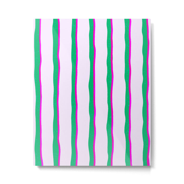 Jolly Stripes Metal Print Gallery Image 1