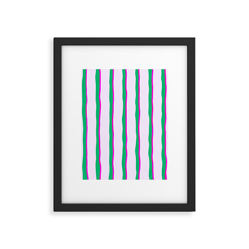 Jolly Stripes Framed Art Print Gallery Image 6