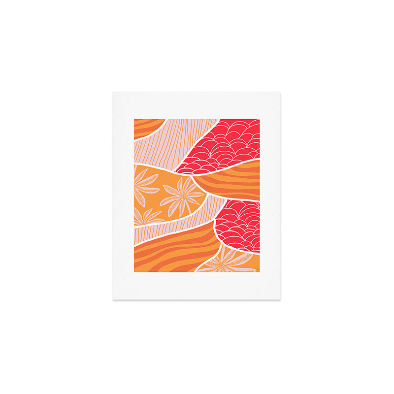 kauai, orange Art Print Gallery Image 1