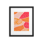 kauai, orange Framed Art Print Gallery Image 6