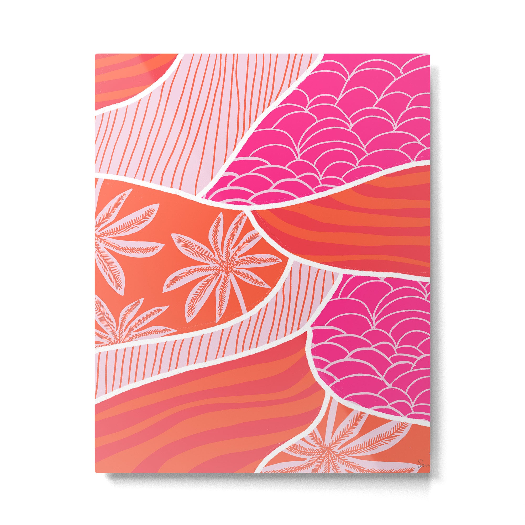 kauai, pink Metal Print Gallery Image 6