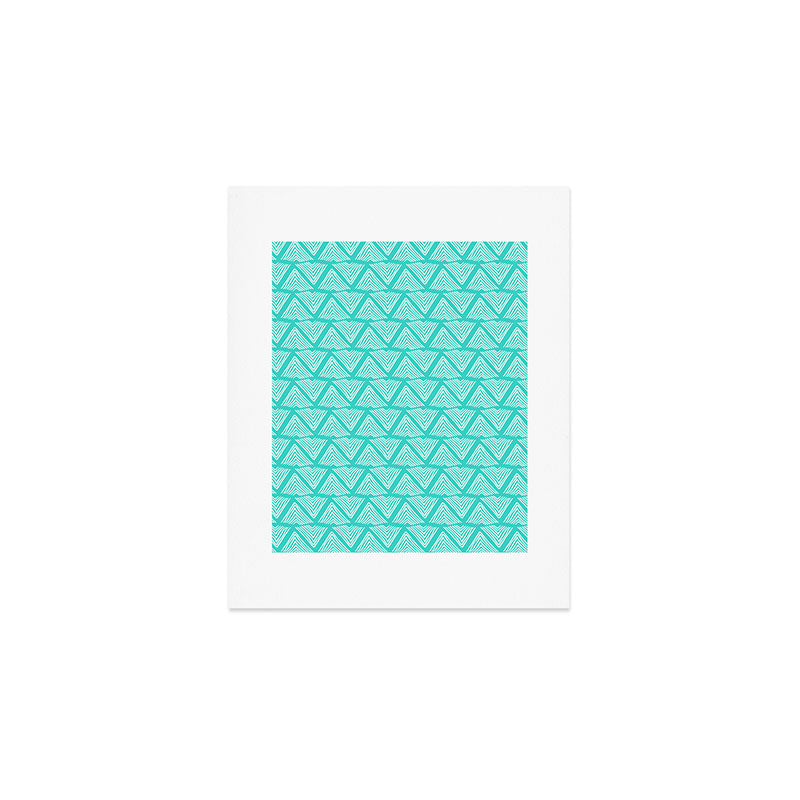 Lagos: Aqua Tiles Art Print Gallery Image 1