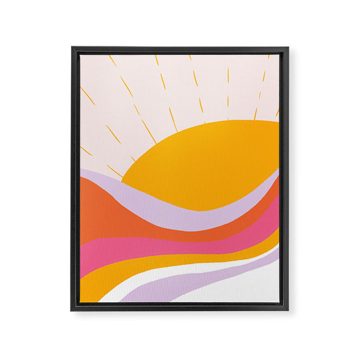 laurel canyon sunrise Framed Canvas Print Gallery Image 1