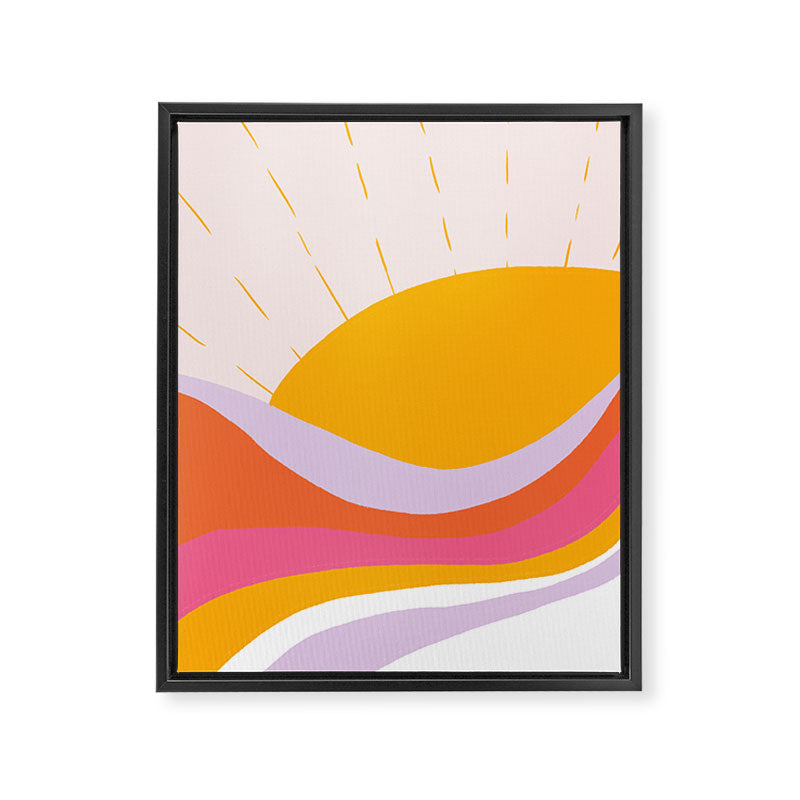 laurel canyon sunrise Framed Canvas Print Gallery Image 6