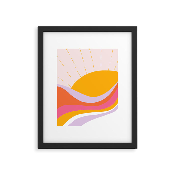 laurel canyon sunrise Framed Art Print Gallery Image 1