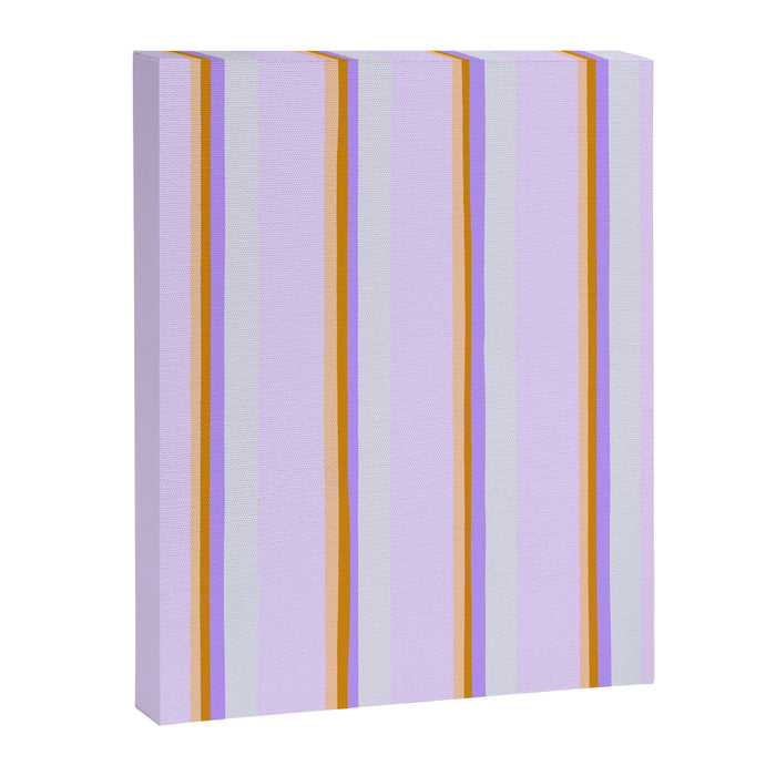 Lavender Pinstripes Canvas Print Gallery Image 1