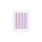 Lavender Pinstripes Art Print Gallery Image 1