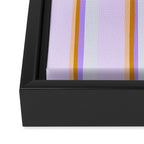 Lavender Pinstripes Framed Canvas Print Gallery Image 3