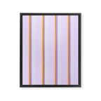 Lavender Pinstripes Framed Canvas Print Gallery Image 8