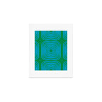 LISBOA, bright green & blue Art Print Gallery Image 1