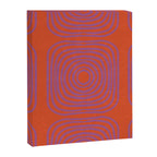 LISBOA, deep orange & plum Canvas Print Gallery Image 8