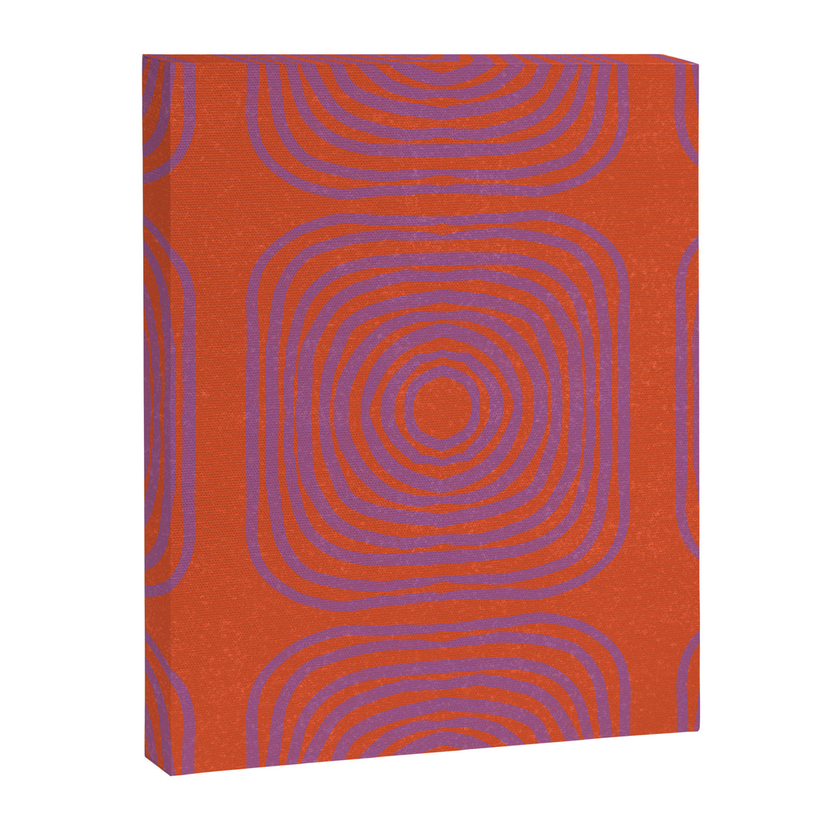 LISBOA, deep orange & plum Canvas Print Gallery Image 8