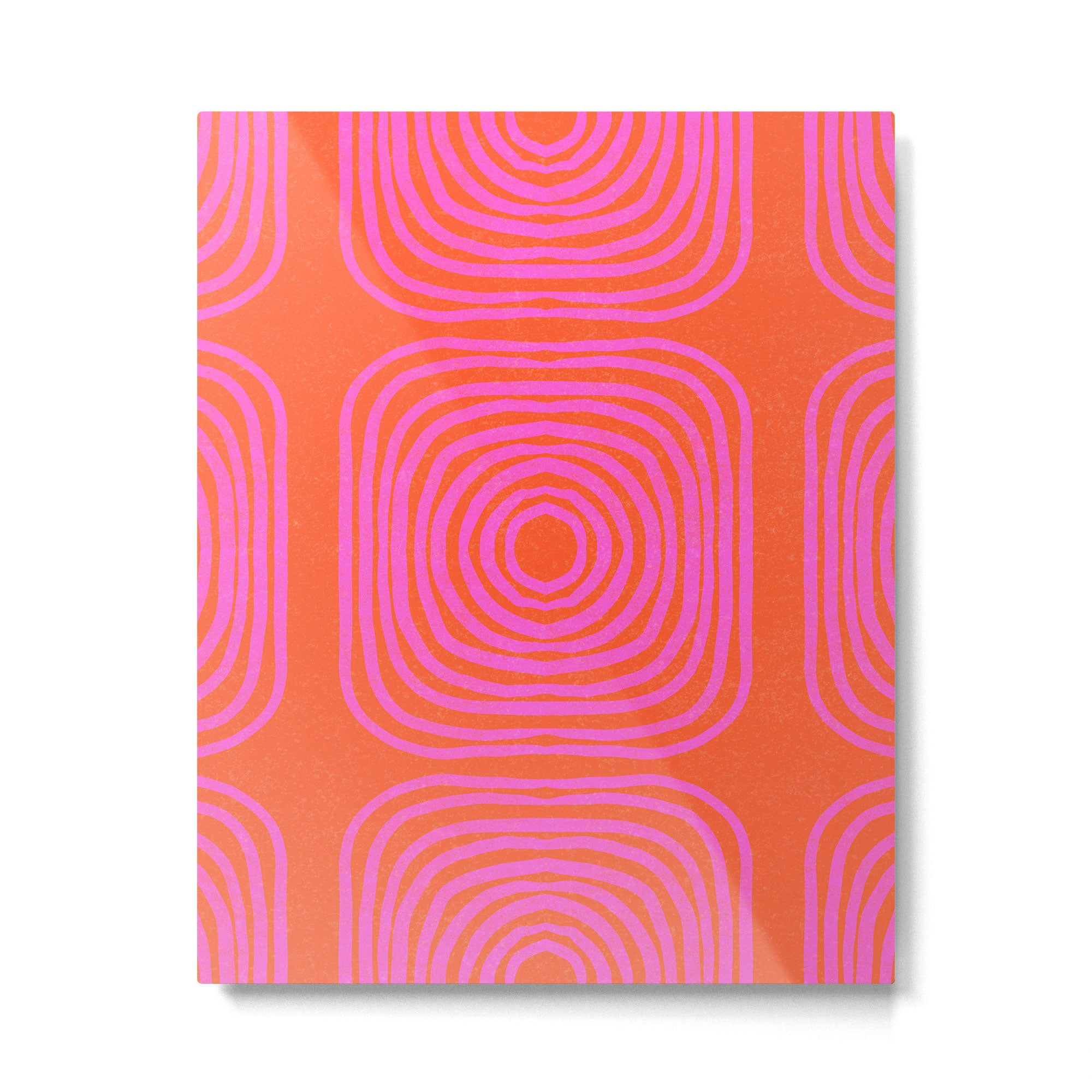 LISBOA, neon pink Metal Print Gallery Image 6