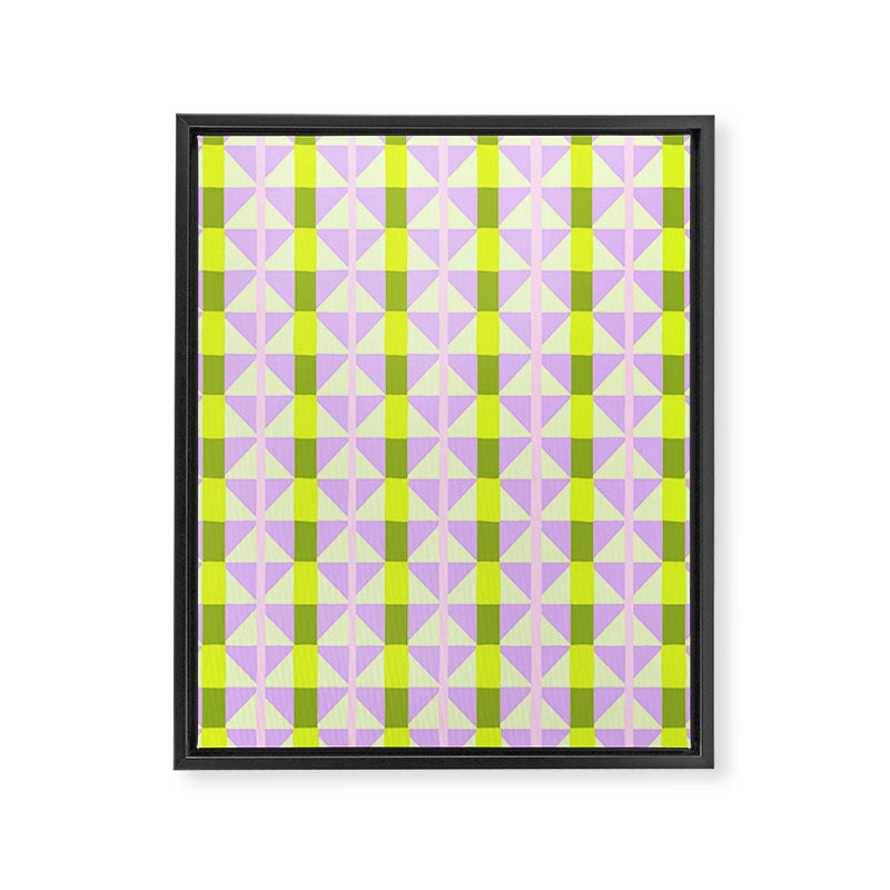 Lisboa Tiles Framed Canvas Print Gallery Image 6