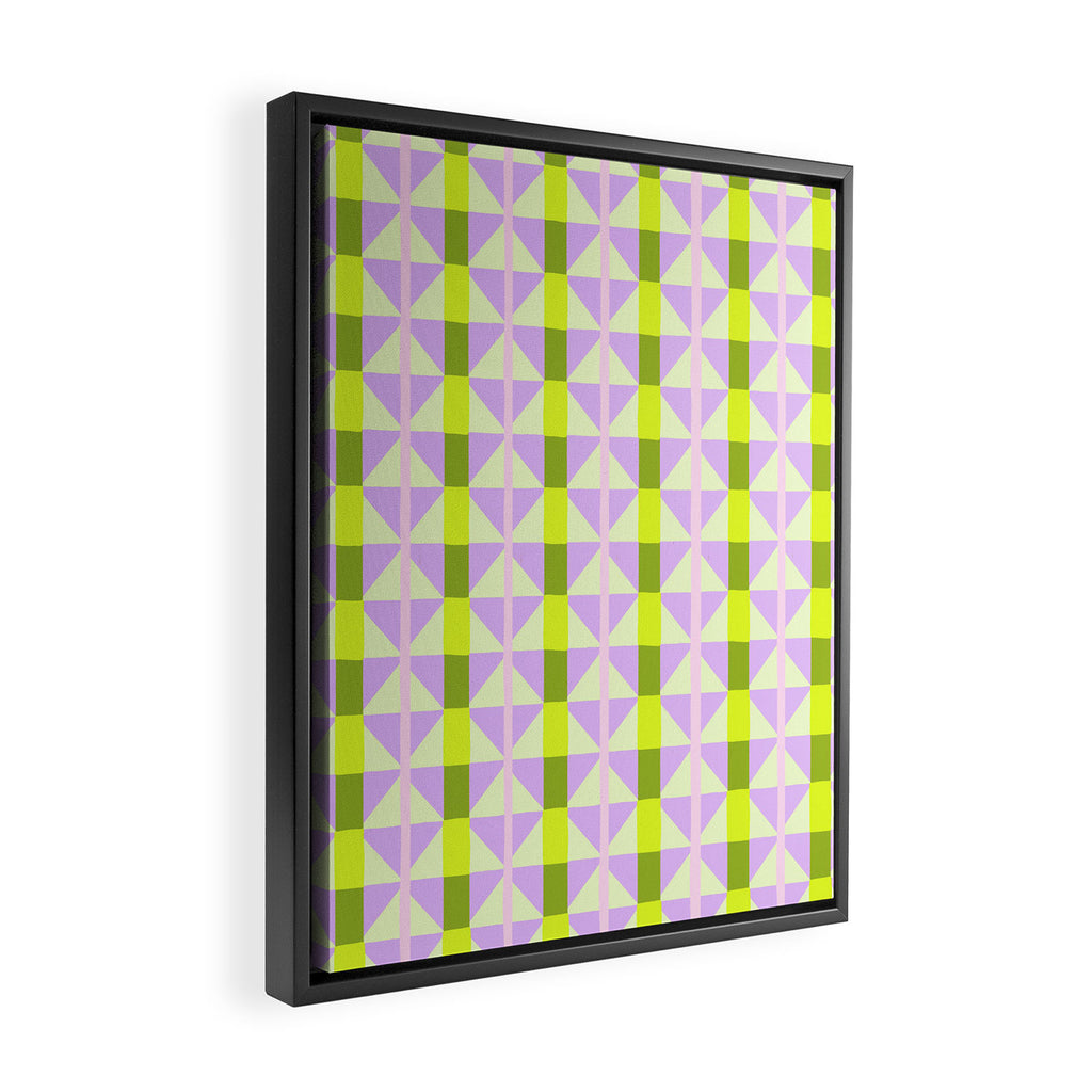Lisboa Tiles Framed Canvas Print Gallery Image 2