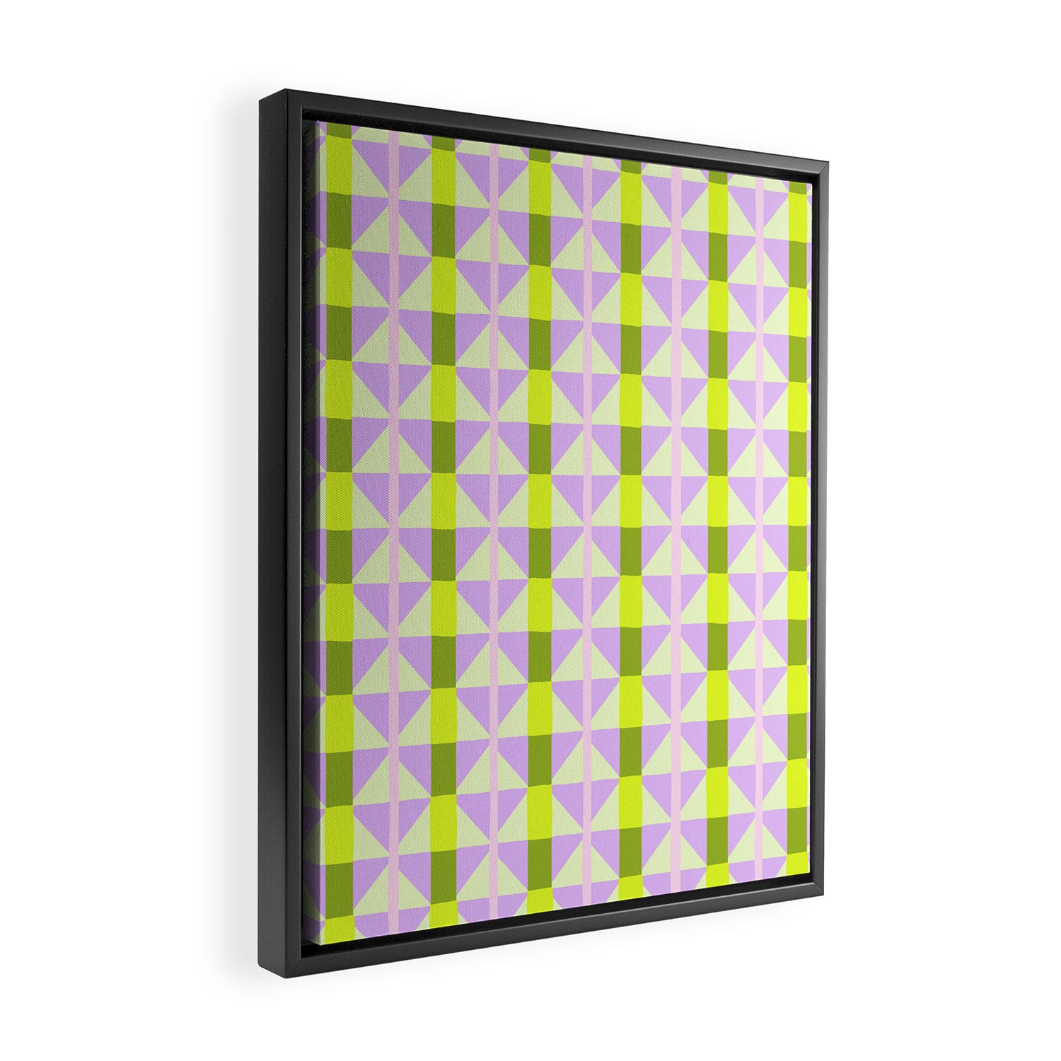 Lisboa Tiles Framed Canvas Print Gallery Image 2