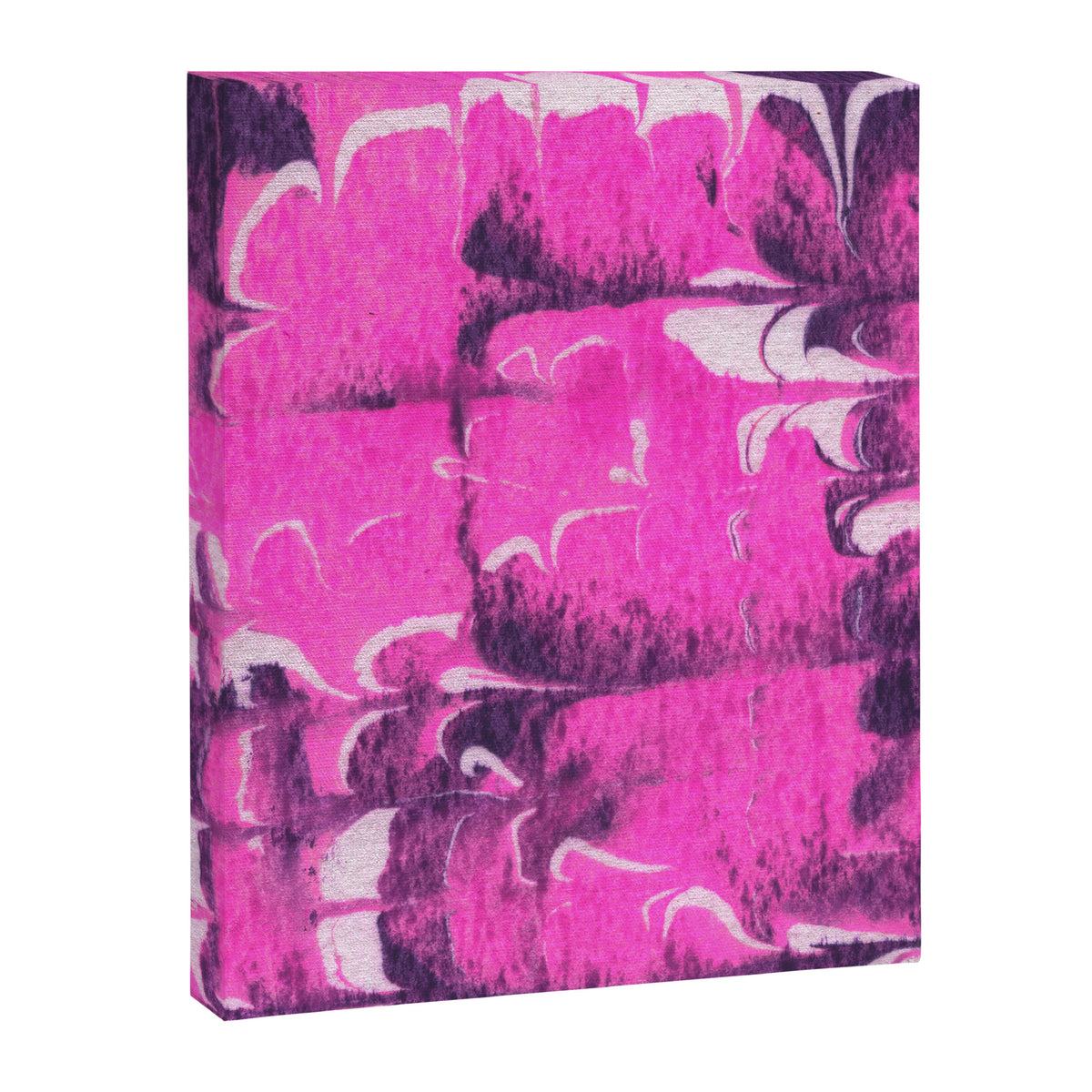 marble tie dye: bright pink Canvas Print Gallery Image 8