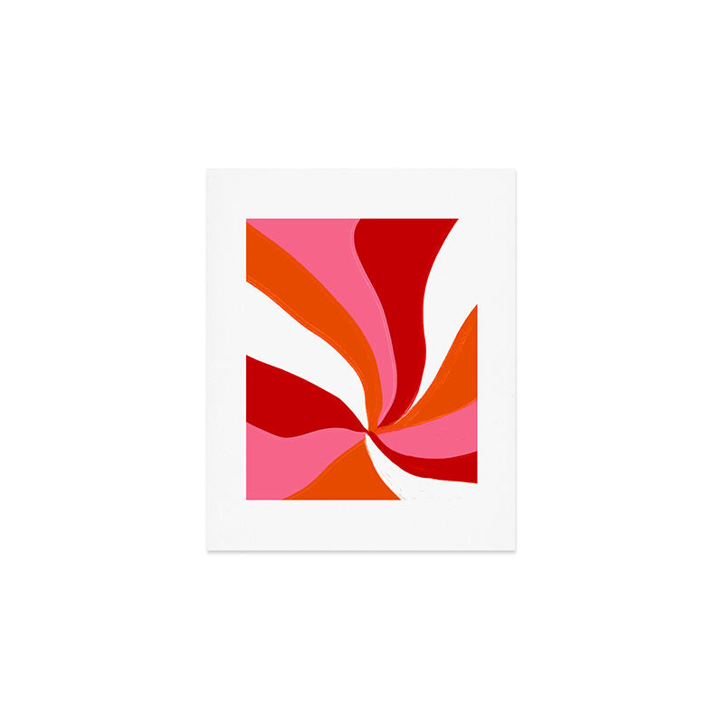 marlowe, pink & orange Art Print Gallery Image 1