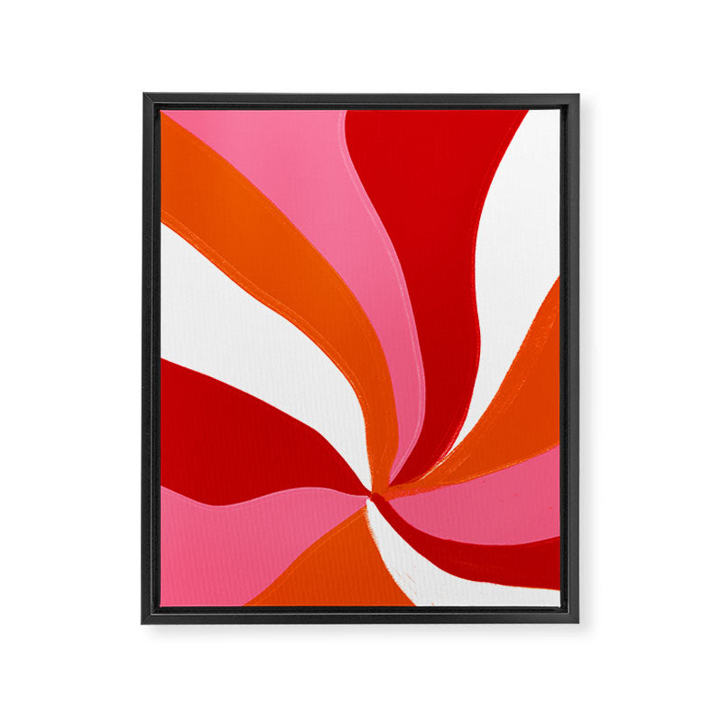 marlowe, pink & orange Framed Canvas Print Gallery Image 8