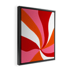 marlowe, pink & orange Framed Canvas Print Gallery Image 2