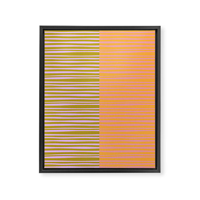 Mellow Waves Framed Canvas Print Gallery Image 1