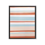 mesa, desert pastel stripes Framed Canvas Print Gallery Image 8