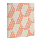 minimalist series: pink hex tiles Canvas Print Gallery Image 8