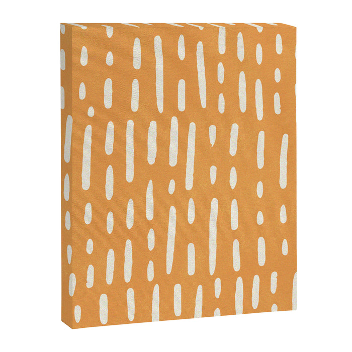 minimalist series: scandi lines, orange Canvas Print Gallery Image 1