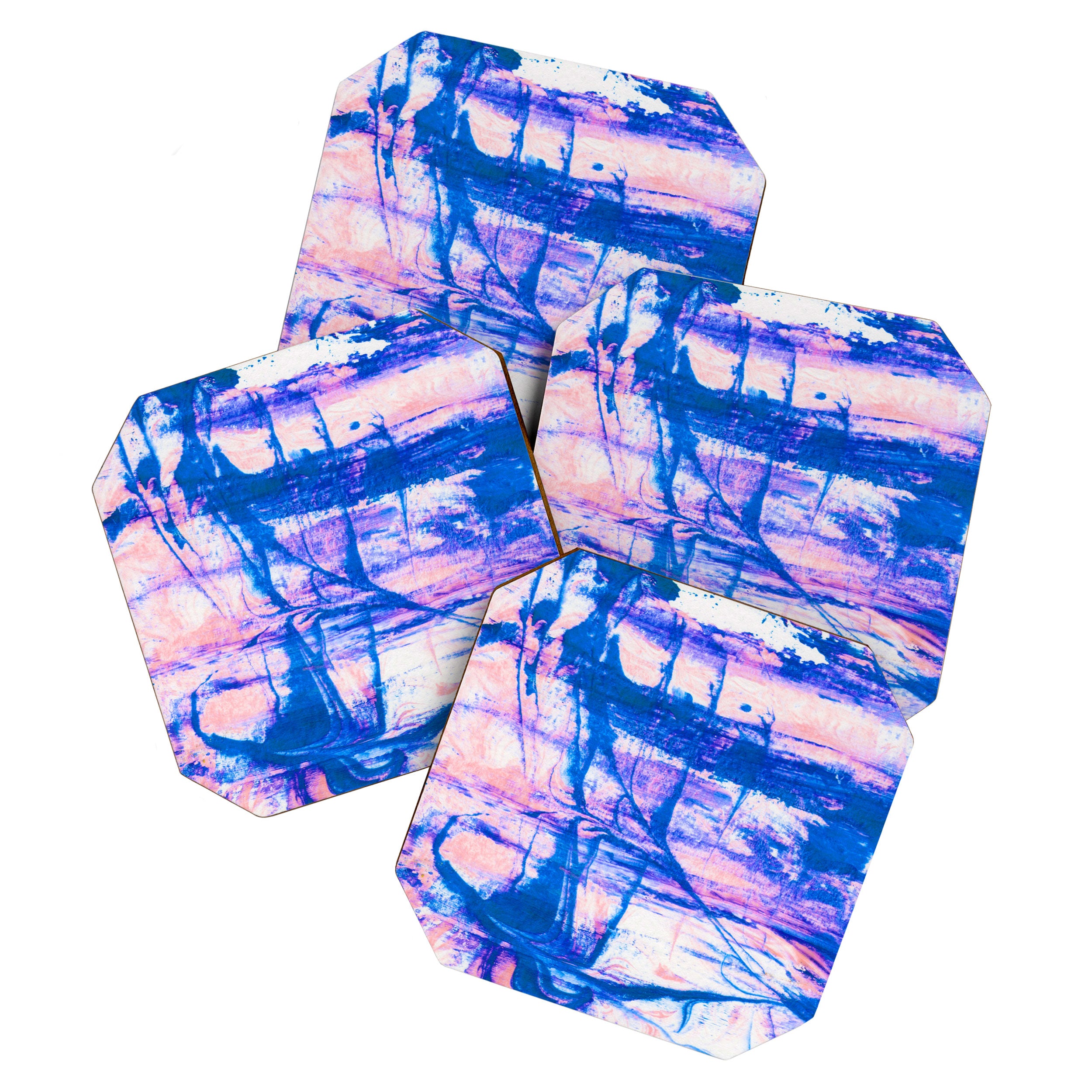 modern tie dye Coaster Gallery Image 1