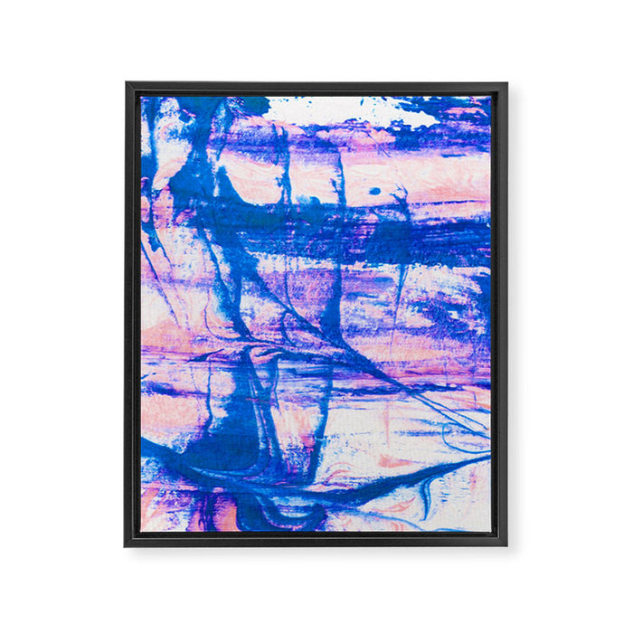 modern tie dye Framed Canvas Print Gallery Image 1