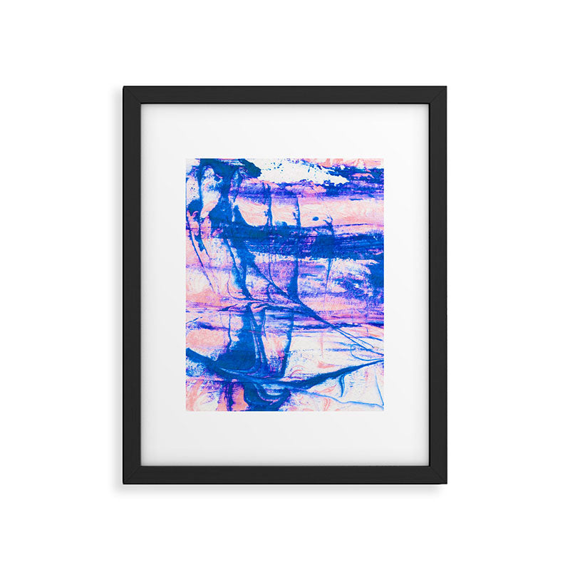 modern tie dye Framed Art Print Gallery Image 6