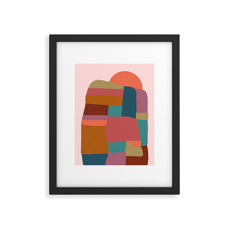 Painted Boulder Framed Art Print Gallery Image 5