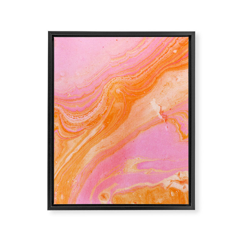 pink agate gemstone Framed Canvas Print Gallery Image 6