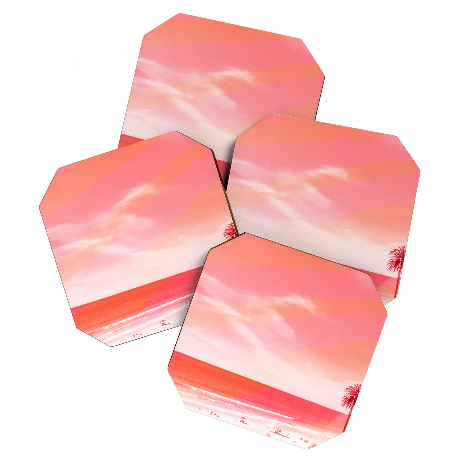 pink beach california Coaster Gallery Image 1