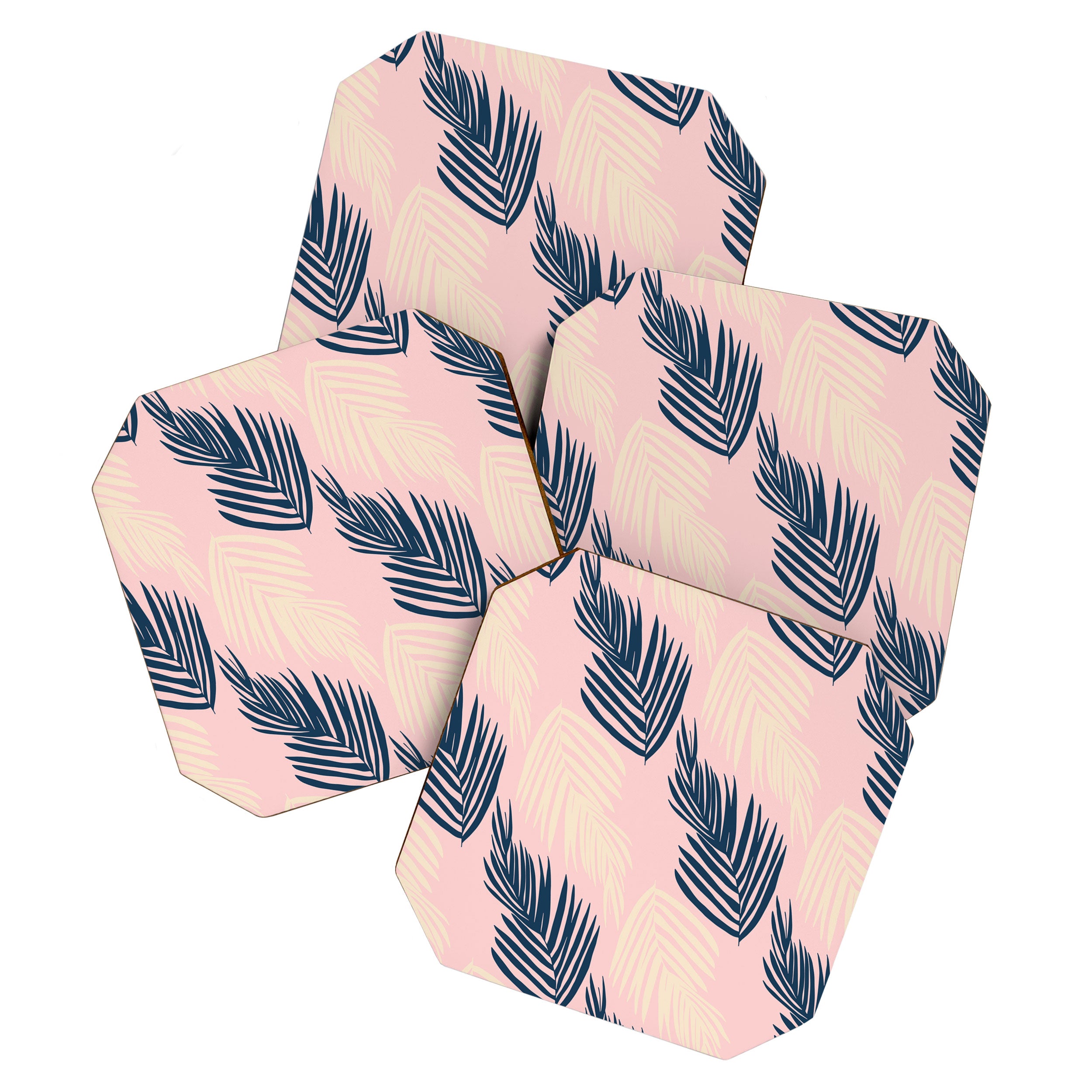 Pink Palms Coaster Gallery Image 1