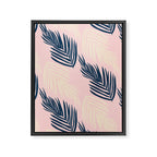 Pink Palms Framed Canvas Print Gallery Image 8