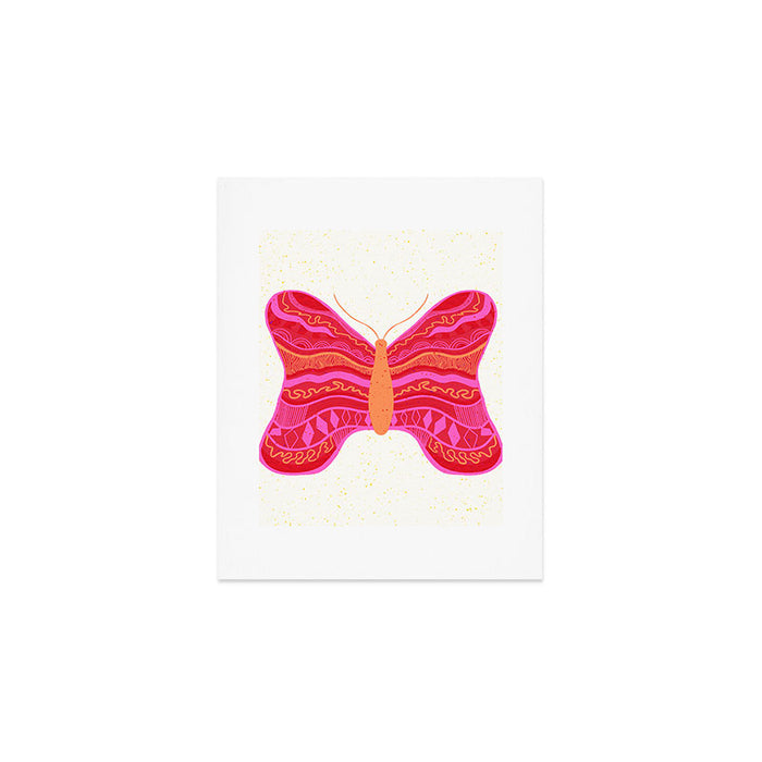 Psychedelic Butterfly Art Print Gallery Image 1
