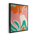 psychedelic fleurs Framed Canvas Print Gallery Image 2