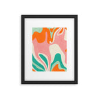 psychedelic fleurs Framed Art Print Gallery Image 6